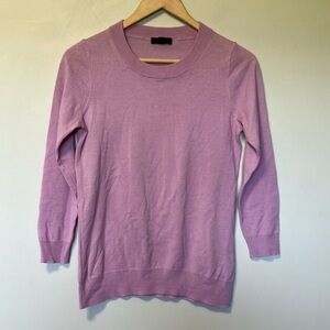 J. Crew 100% merino wool Tippi Pink Lavender Sweater